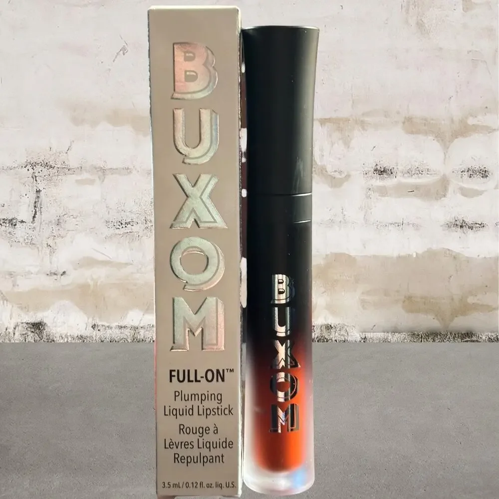 Buxom $25 Full-On Plumping Liquid Lipstick in Red Hot NIB
